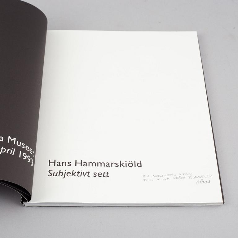 Hans Hammarskiöld, three books, one bears dedication.