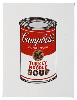 Richard H. Pettibone, "Andy Warhol, '32 Cans of Campbell's Soup', 1962".