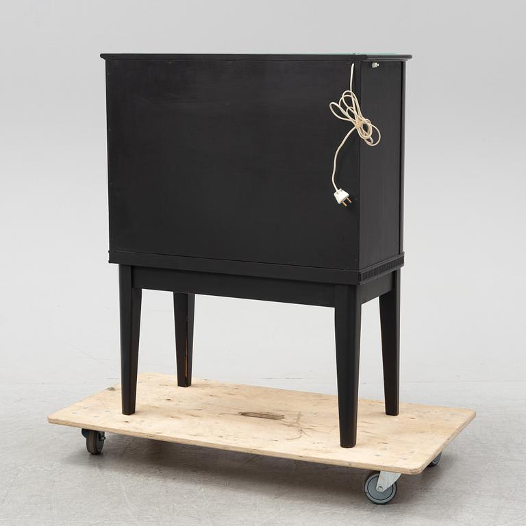 A painted bar cabinet, mid 20th  century.