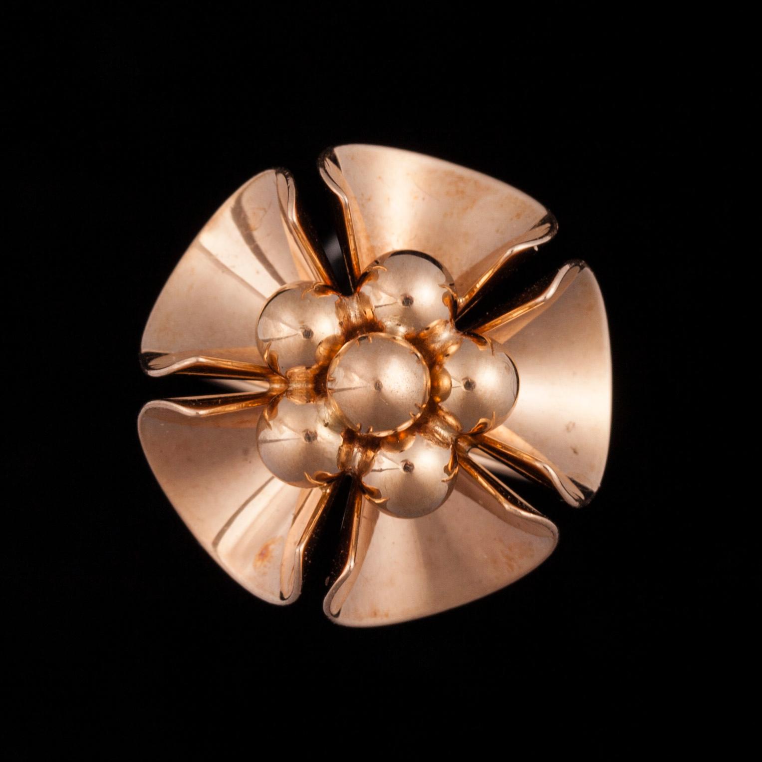 RING samt HÄNGE, 14K guld, Elis Kauppi Kupittaan Kulta 1973. Paino 10 g.