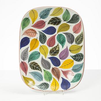 Stig Lindberg, fat, fajans, Gustavsberg Studio, signerad, 1950-60-tal.