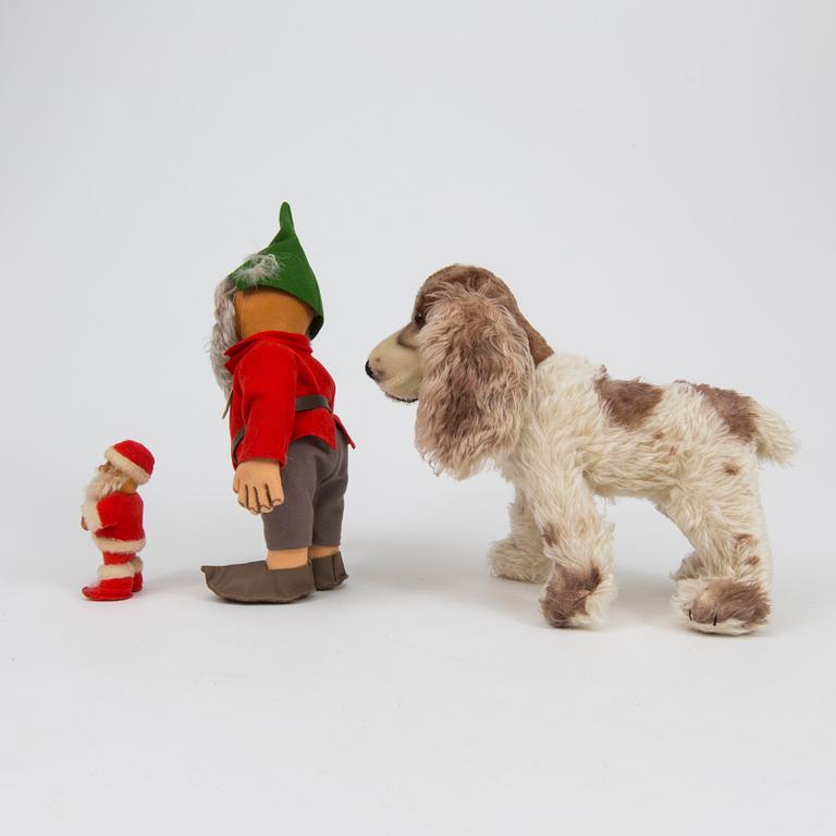 A lot of 3 Steiff figures Germany 1950/60s.