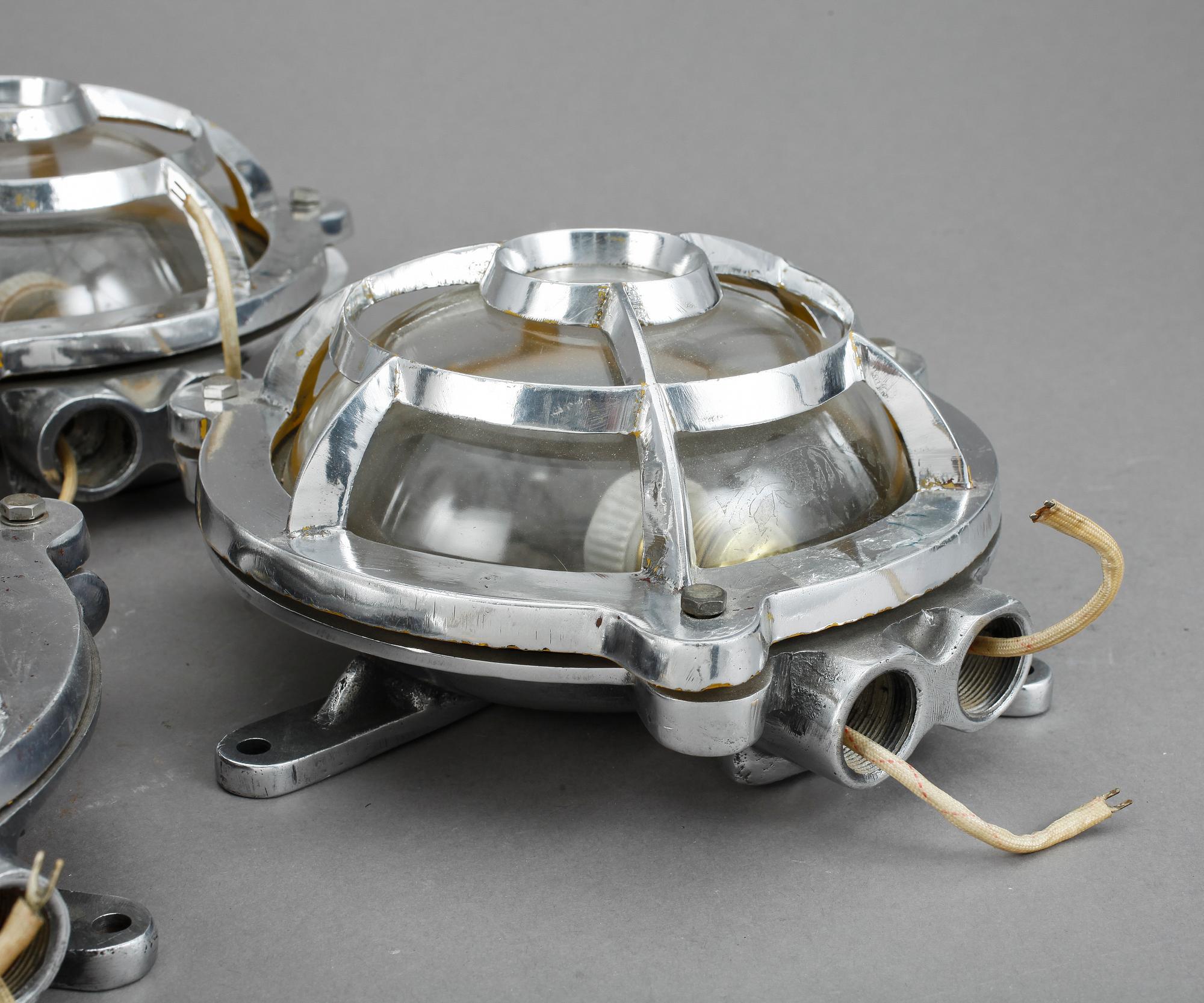 SKEPPSBELYSNING, 4 st, 1900-talets mitt.