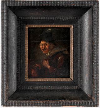 OKÄND KONSTNÄR, olja på pannå, 1600/1700-tal.