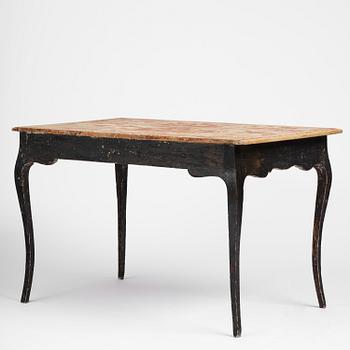 A Swedish rococo desk, Stockholm, later part 18th century.