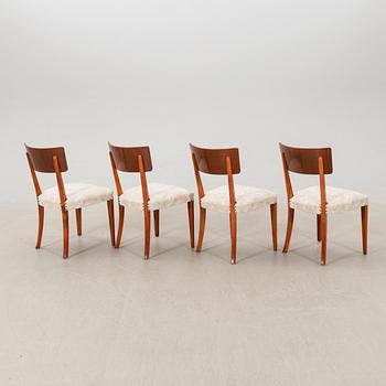 Chairs 4 pcs Swedish Modern 1940s.