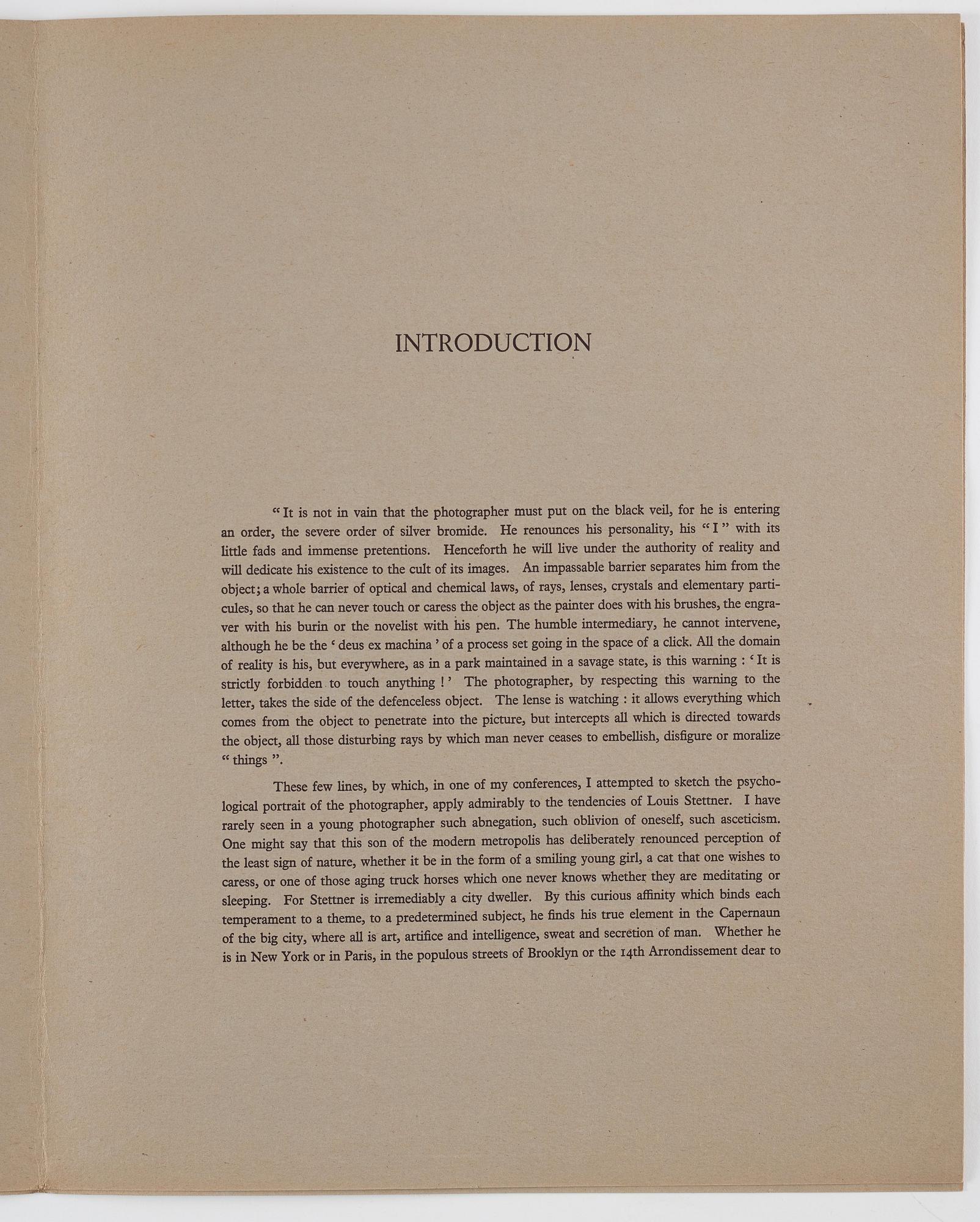 Louis Stettner, Portfolio "10 Photographs by Louis Stettner", 1949.