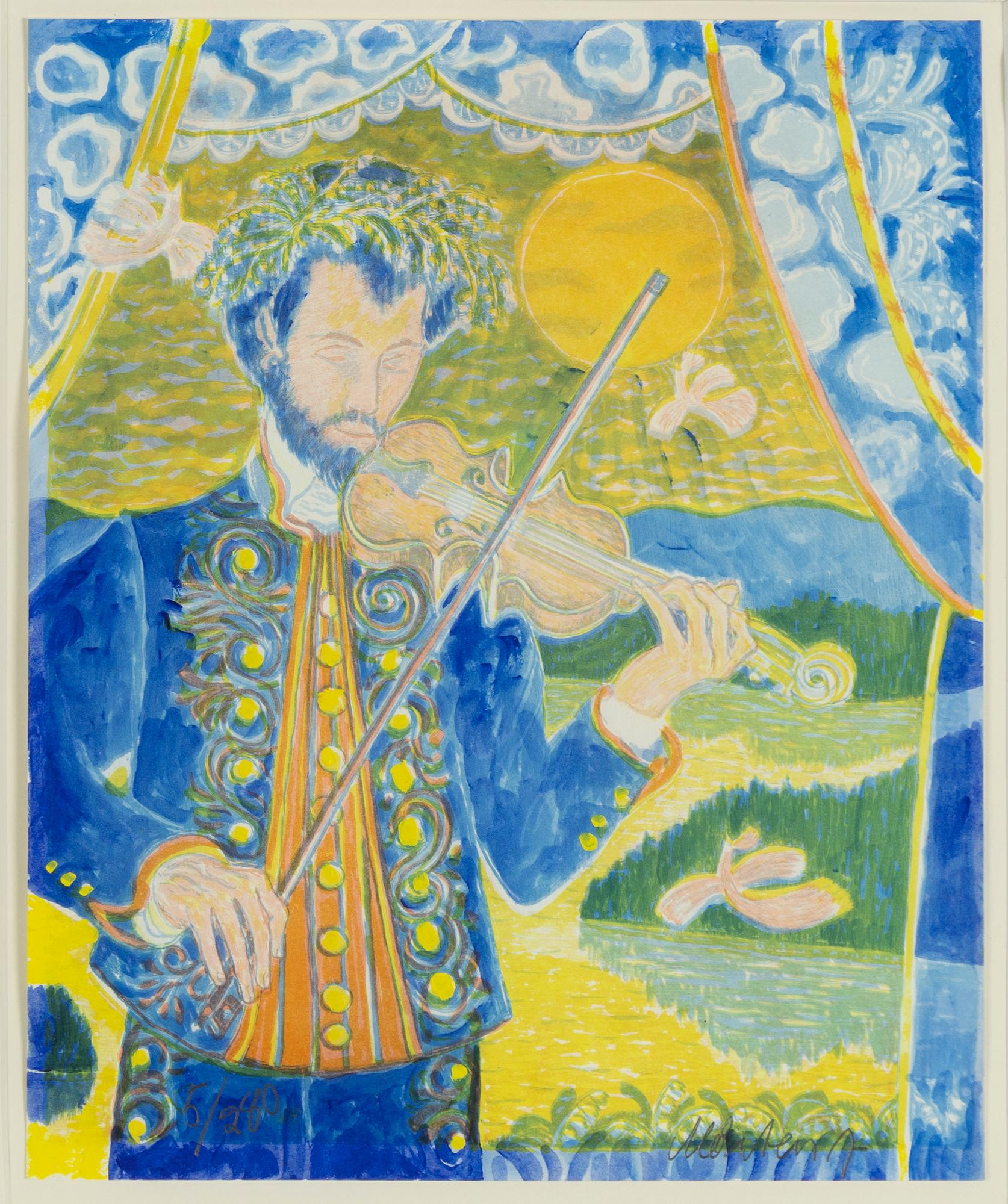 Mårten Andersson, "Spelmannen", Dans på Ybo gård", "Kaffedrickarna".