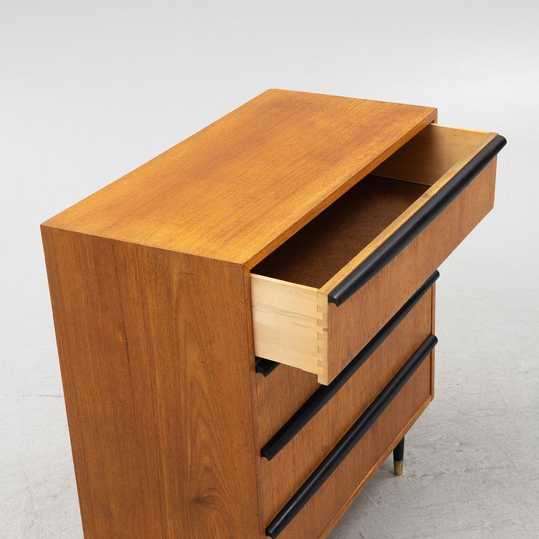 A 'Kansas' teak veneered dresser, Ikea, 1950s.