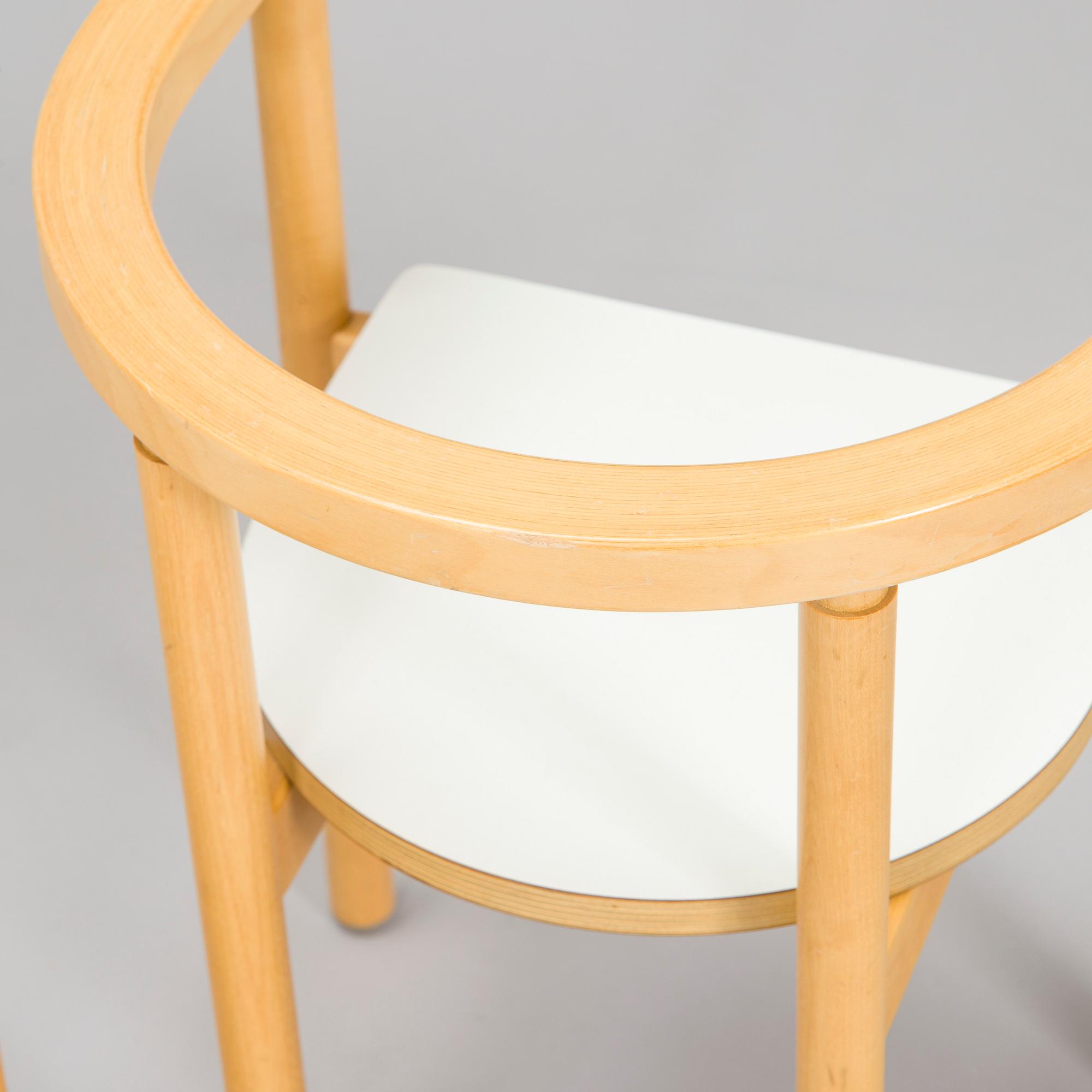 Ben af Schultén, a set of four late 20th century children's chairs, Artek, Finland.