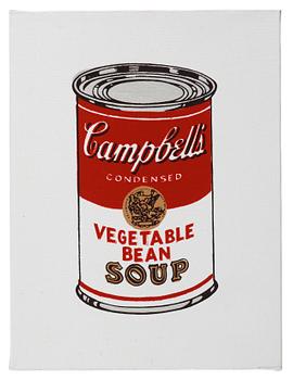 Richard H. Pettibone, "Andy Warhol, '32 Cans of Campbell's Soup', 1962".