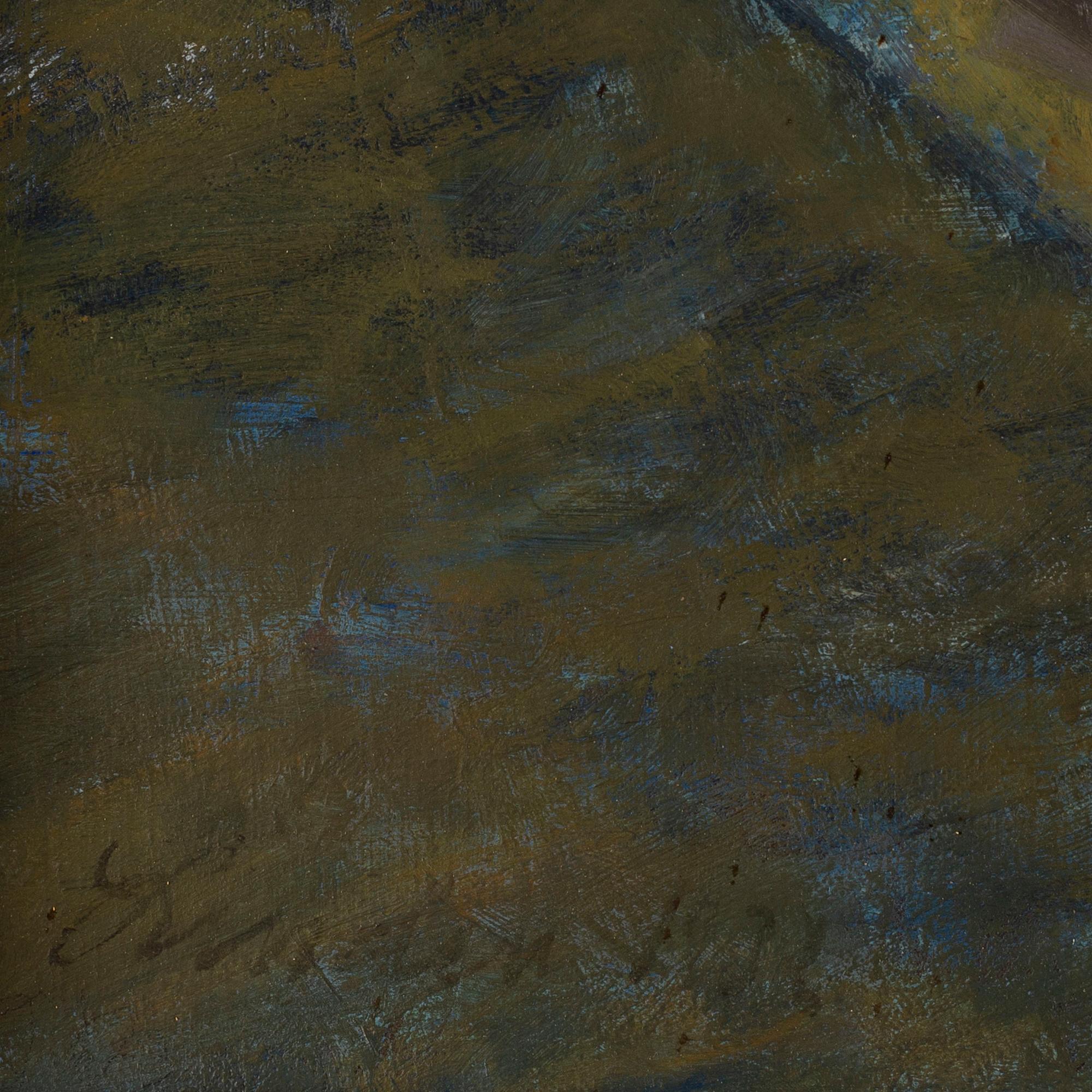 HELGE LINDEN, olja på duk, signerad.