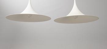 Claus Bonderup & Torsten Thorup, pendant lamps, 1 pair, "Semipendel", Fog & Mørup, Denmark.
