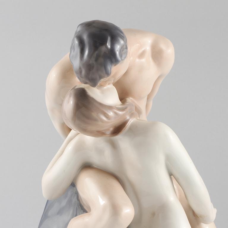 FIGURIN, porslin, nr 1132, formgiven av Theodor Lundberg, Royal Copenhagen, Danmark, 1900-talets andra hälft.
