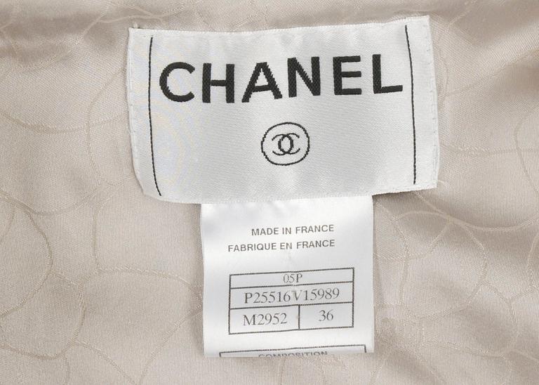 DRÄKTJACKA, Chanel, Paris, våren 2005.