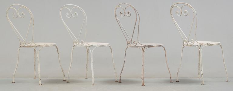 CAFÈSTOLAR, 4 st, 1900-tal.