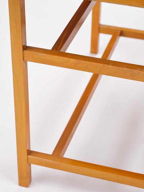 Josef Frank, a pair of side tables, model B 2184, Firma Svenskt Tenn, Sweden, mid-20th century.