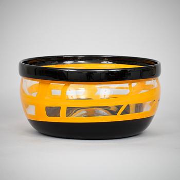 SKÅL, glas, Erik Höglund, Strömbergshyttan. 1988.