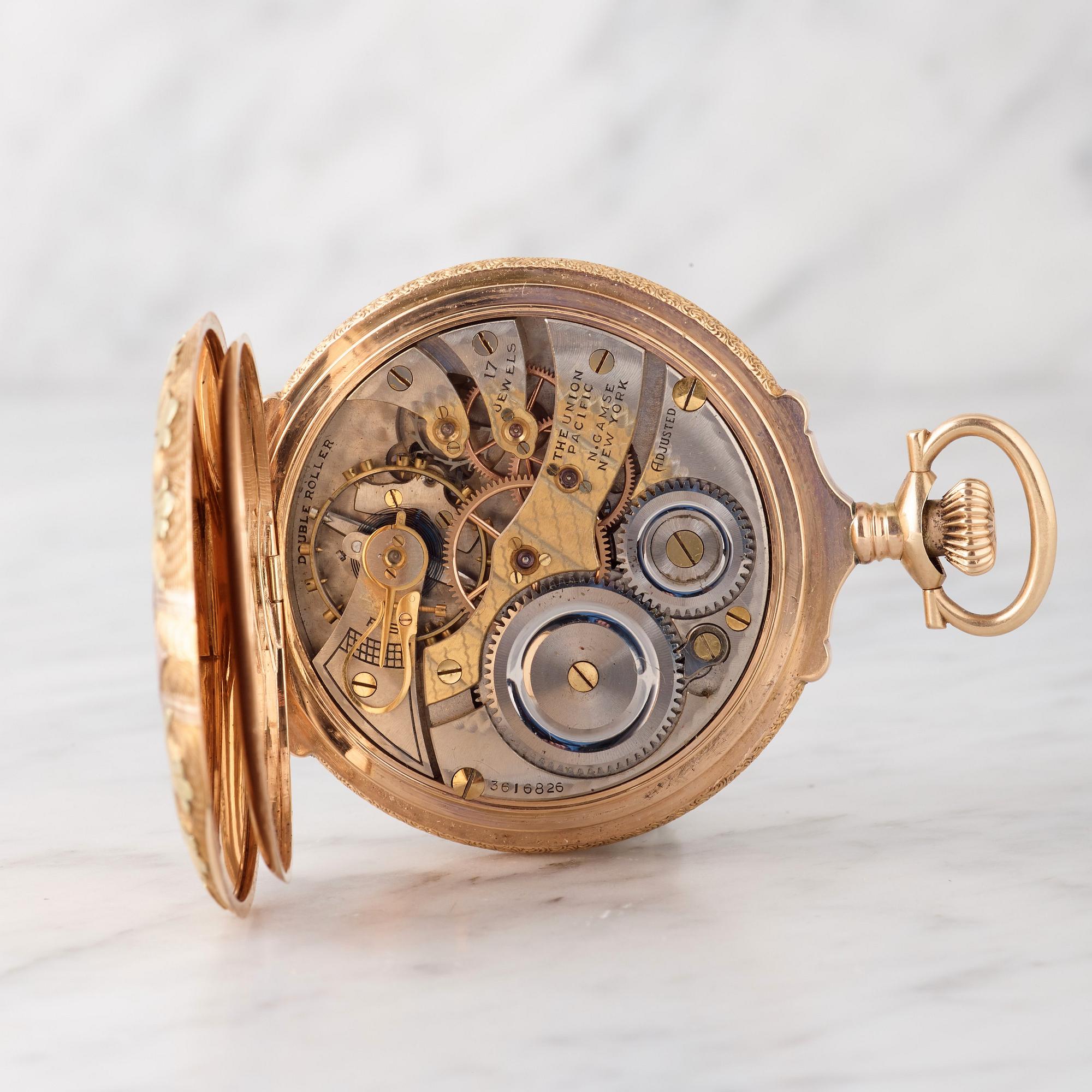 ILLINOIS Watch Co The Union Pacific for N Gamse New York savonett. Bukowskis