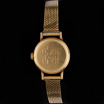 ARMBANDSUR, dam, Omega, 18k guld. Vikt ca 27 gram.