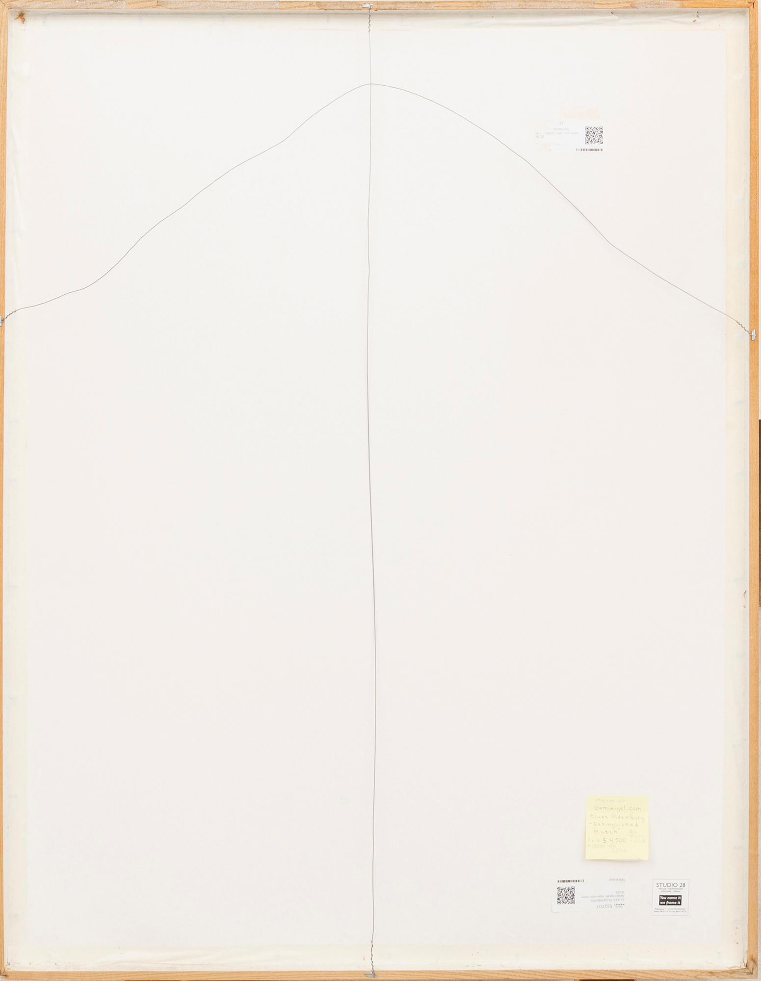 Claes Oldenburg,  lithograph signed and numbered 15/24.