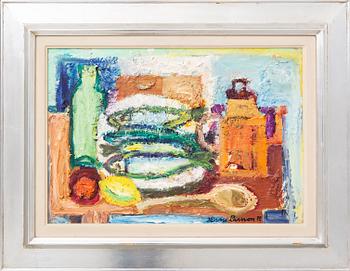 Hans Larsson, olja på duk signerad och daterad 72.