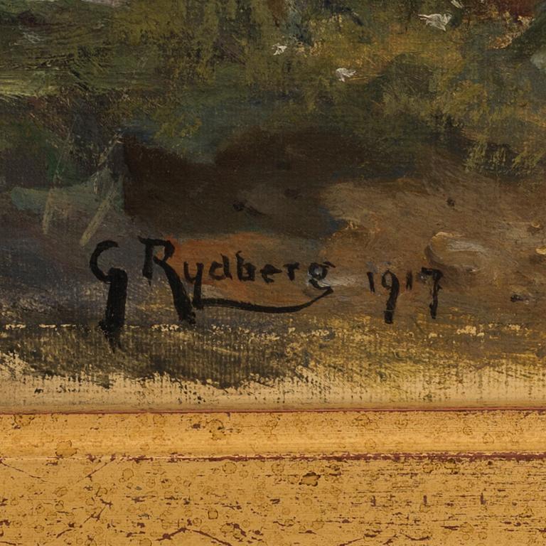 GUSTAF RYDBERG, oil on canvas signed and dated 1917.