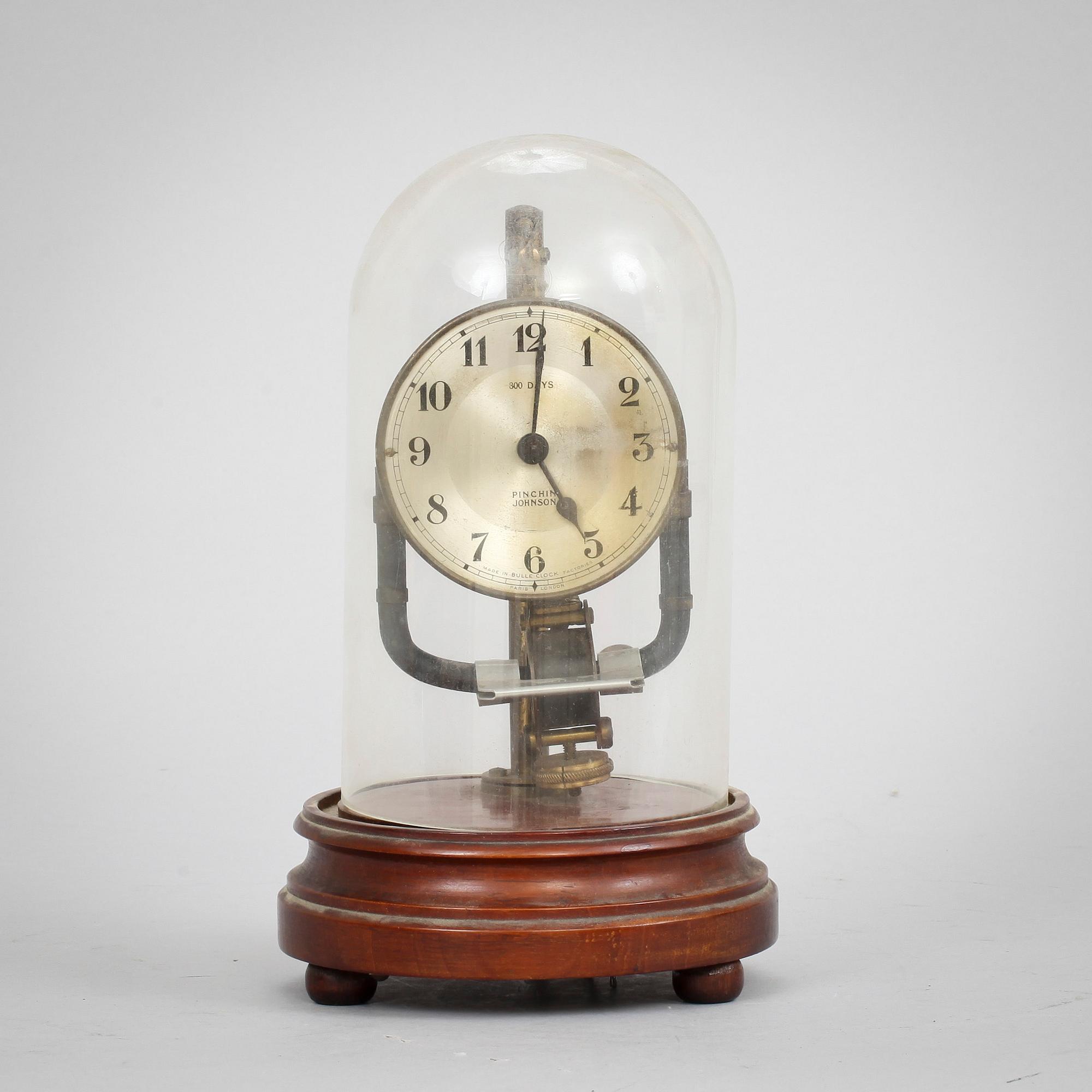 BORDSUR, elektriskt s k Bulle clock, Pinchin Johnson, Paris/London.