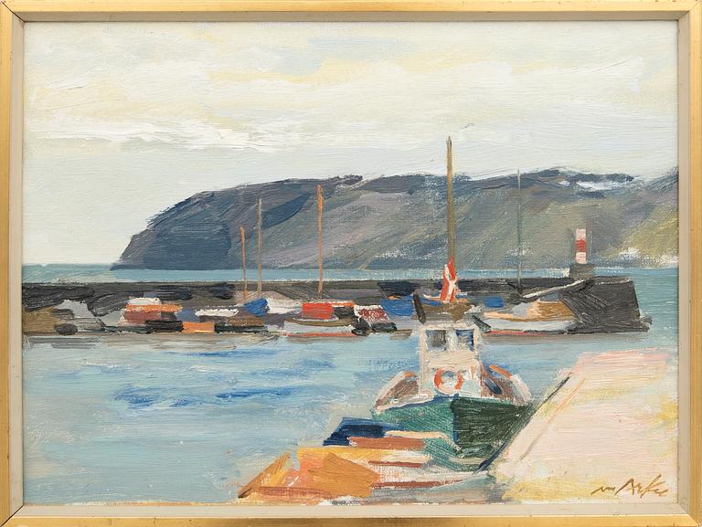 Adrian van Arkel, "Hamnen Mölle II".
