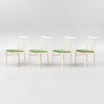 Carl Malmsten, a five piece dining group and a cabinet, modell 'Herrgården', Bodafors, Sweden, 1962.