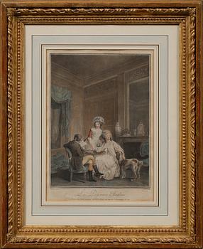 GRAFISKA BLAD, 2 st, efter Nicolas Lafrensen, 1700/1800-tal.