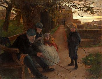Lionel Percy Smythe, Family in the park.