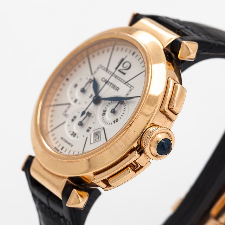 Cartier, Pasha de Cartier, wristwatch, 42 mm.