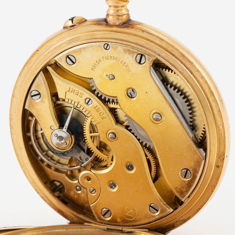 Halda, pocket watch, 49 mm.