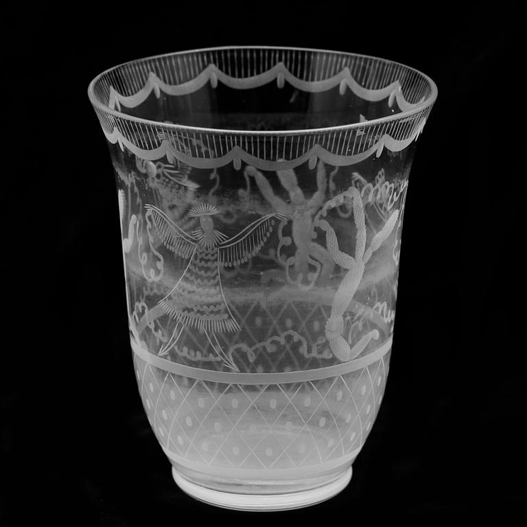 VAS, glas, Edward Hald, Orrefors.