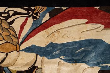 A carpet, c. 460 x 370 cm.