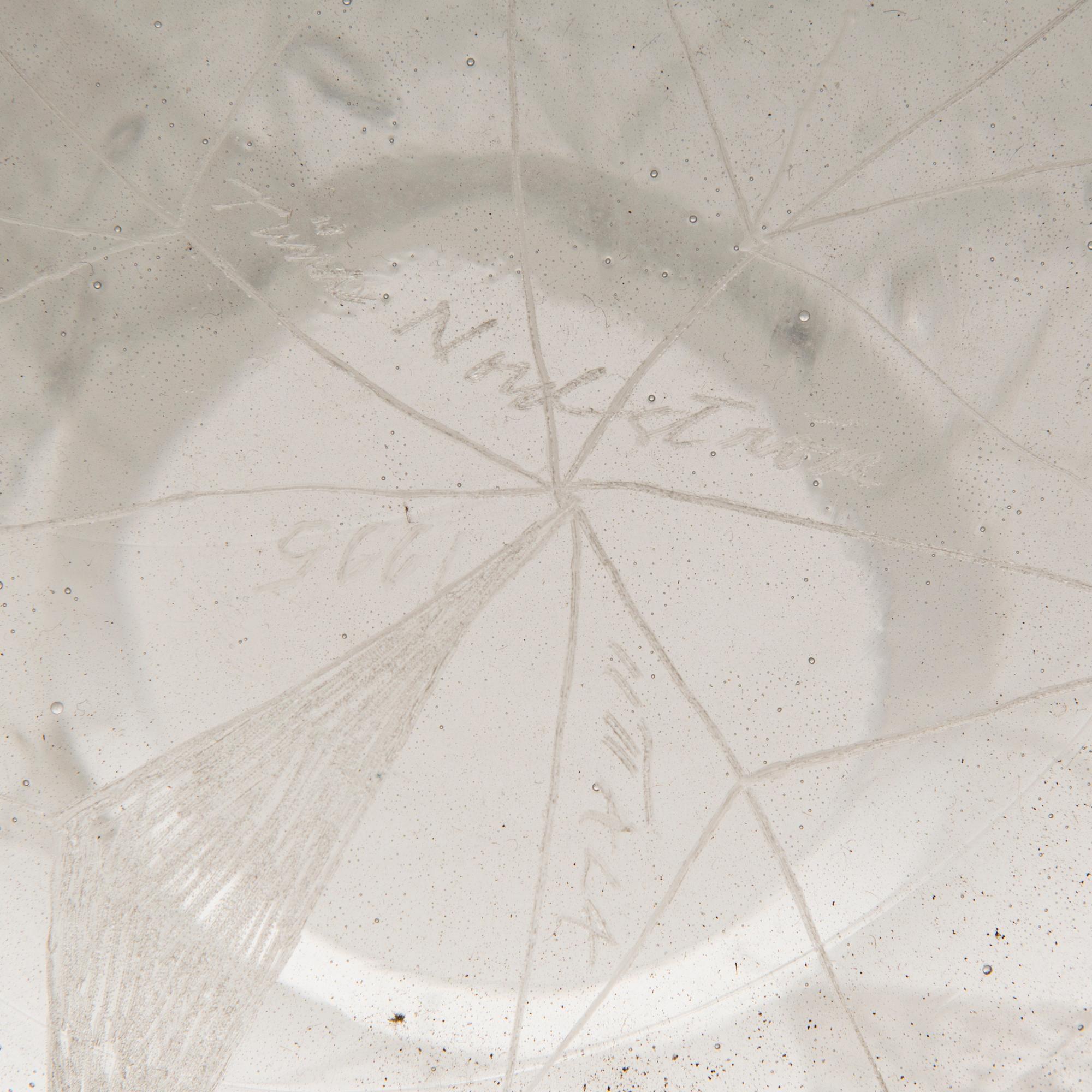 TIINA NORDSTRÖM, taidelasi, "Verkosto", signeerattu Tiina Nordström Iittala 1995.