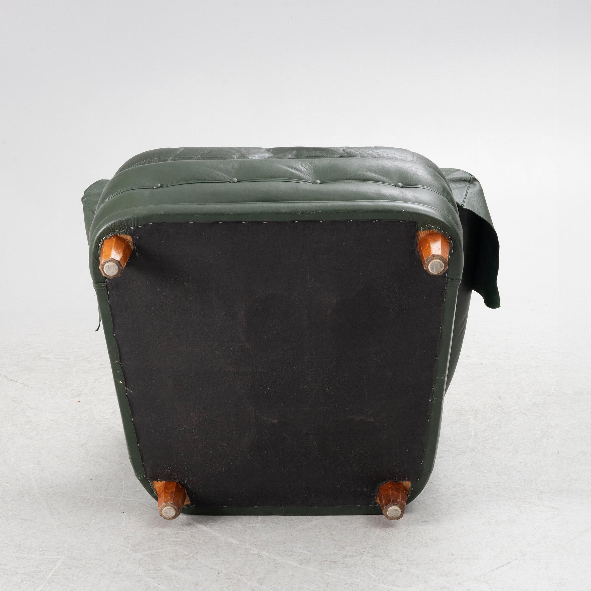 Josef Frank, fåtölj, modell 568, Firma Svenskt Tenn, 1900-talets mitt.