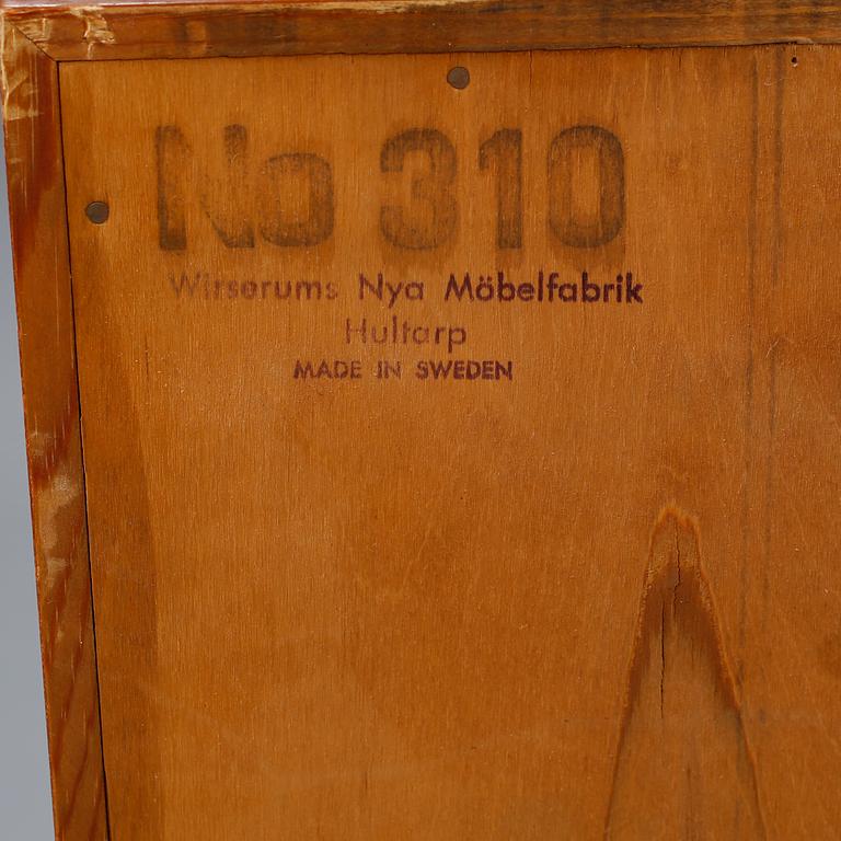 BYRÅ samt SIDEBOARD, Wirserum, Hultarp, 1950-/60-tal.