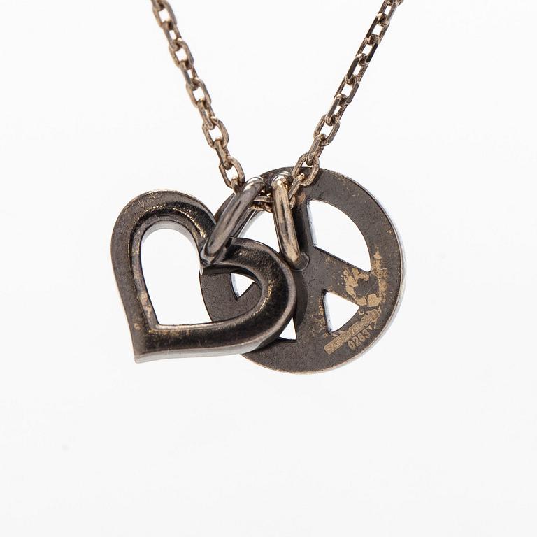 Halsband, 18K guld och diamanter.