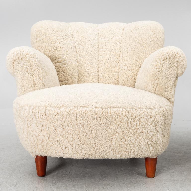 Armchairs, a pair, Swedish Modern, 1940s.