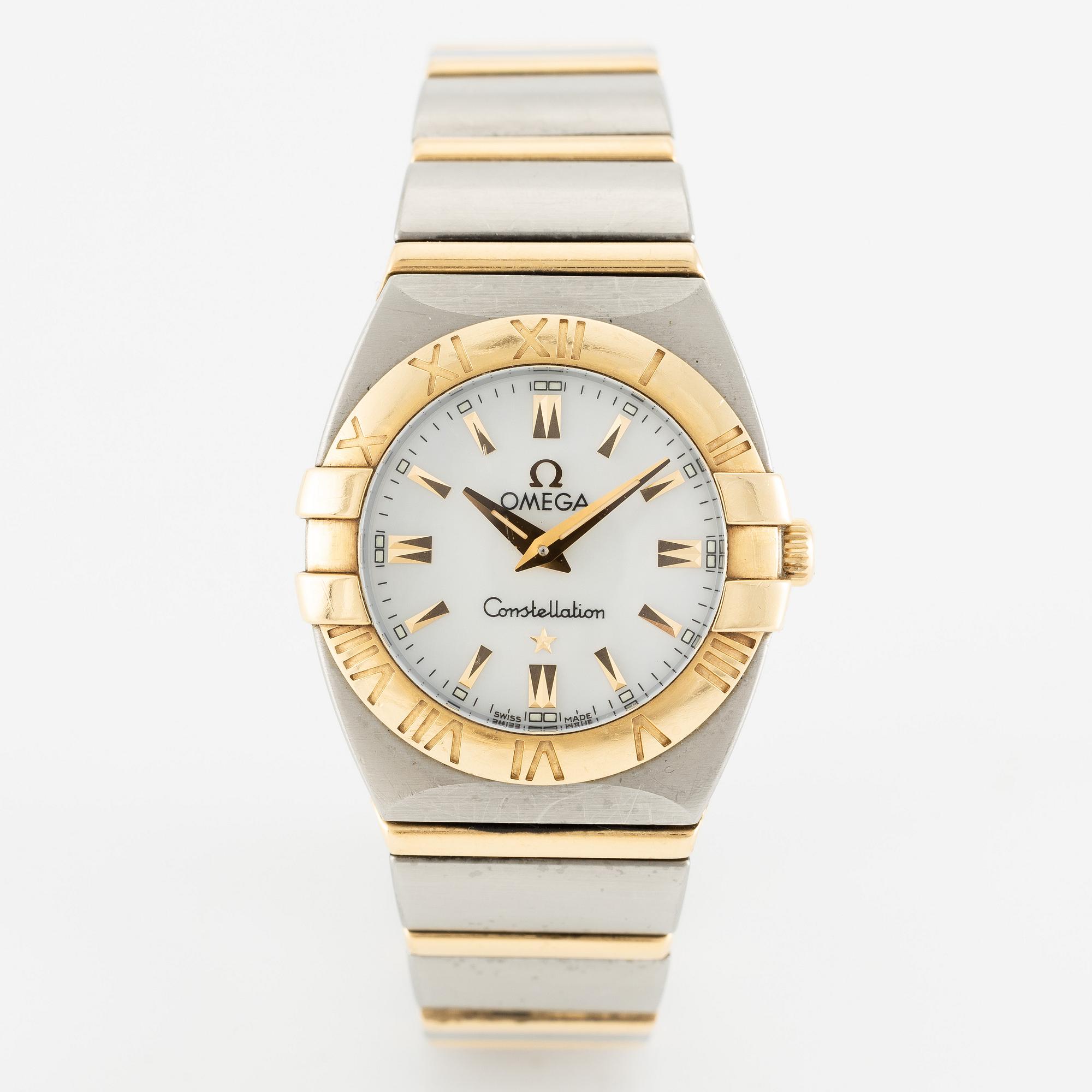 Omega, Constellation, "Double Eagle", wristwatch, 24 mm.