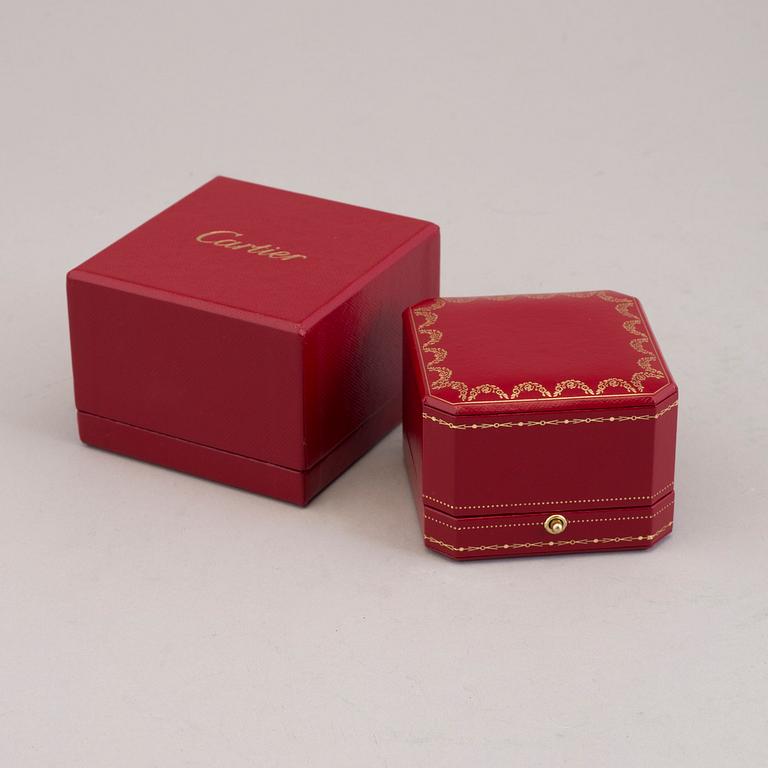 RING, "Trinity" Cartier. 18K vitguld.
