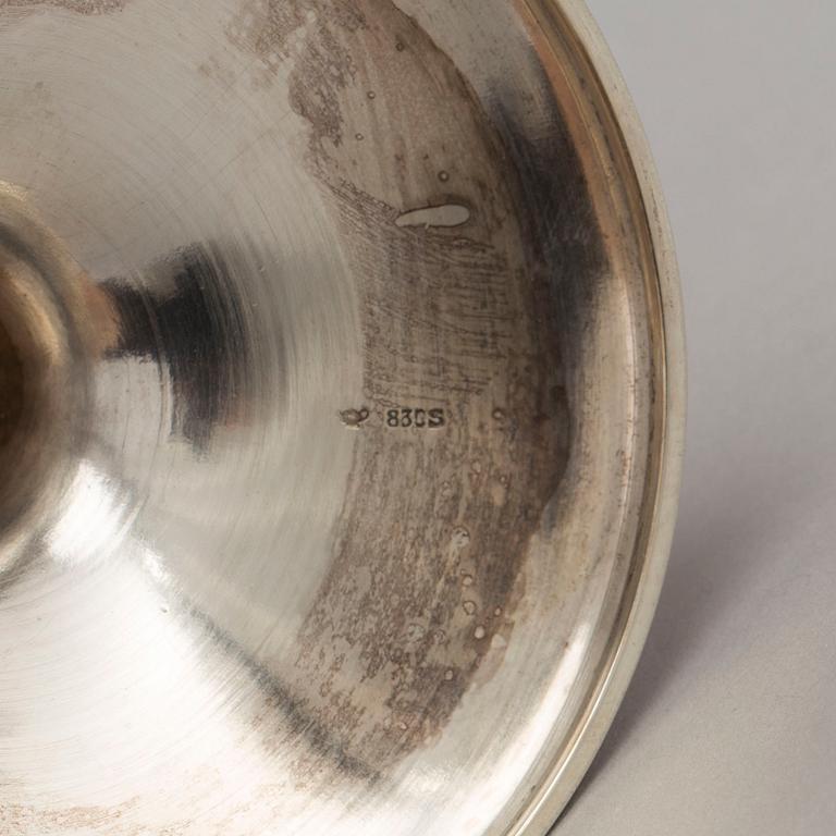 VASER, 4 st, silver, jugend, bl.a. Jacob Tostrup, Oslo, Norge, 1919.