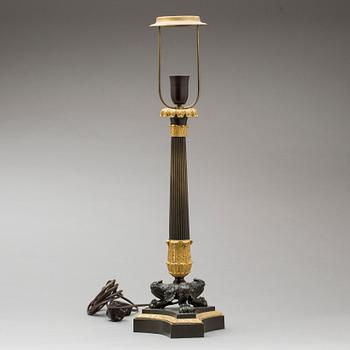 BORDSLAMPA, empirestil, 1800-talets andra hälft.