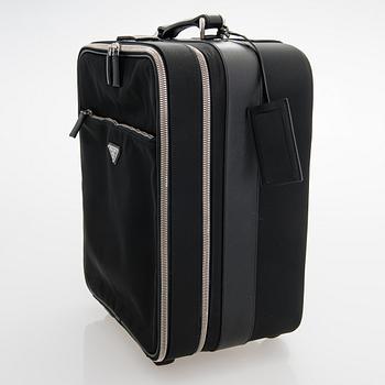 Prada, suitcase.