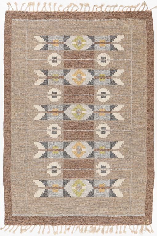 Ingegerd Silow, matta, rölakan, ca 240 x 160 cm.