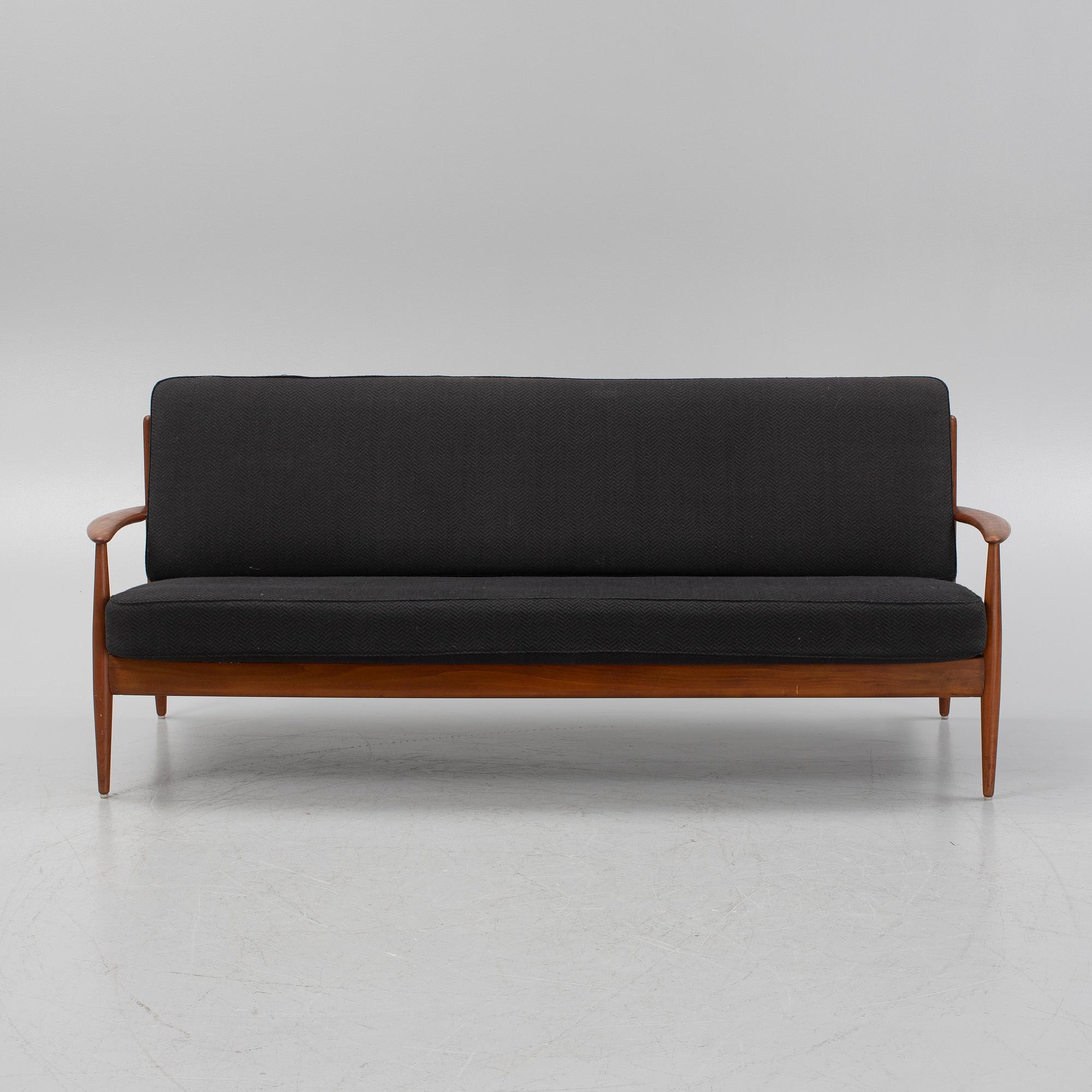 Grete Jalk, soffa, France & Daverkosen, Danmark, 1960-tal.