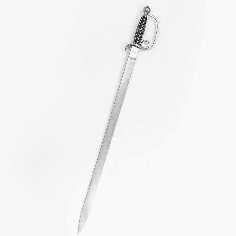 A German sabre and a hunting sword.