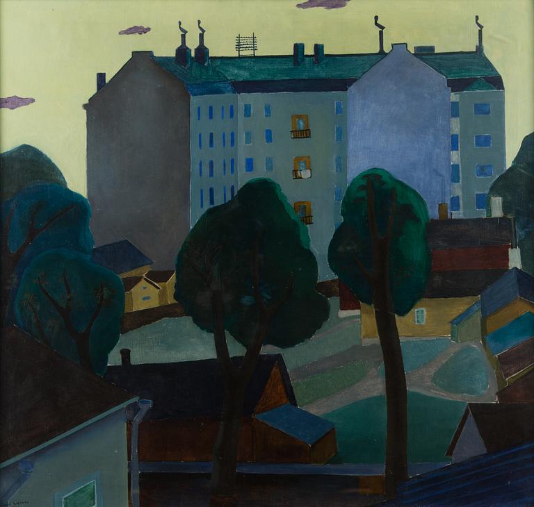 EINARI WEHMAS, "TOWN VIEW".